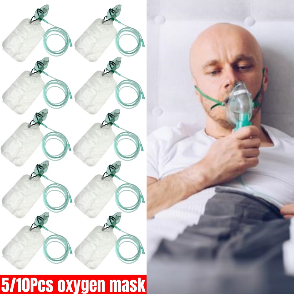 Oxygen Mask Non-Rebreather - Maschera per ossigeno monouso per adulti