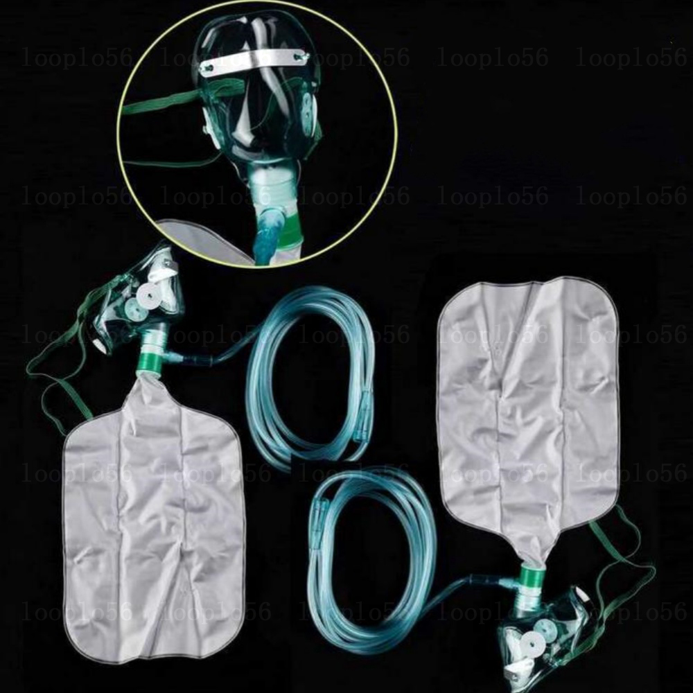 Oxygen Mask Non-Rebreather - 1-20 Pezzi Maschera Facciale per Ossigeno