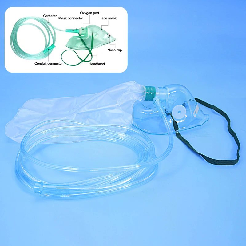 1 pz Maschera per il viso all' - Oxygen Mask Non-Rebreather recensione e prezzo